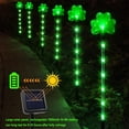 thumbnail image 3 of WEGFTDUOP Irish Festival Four-Leaf Clovers St. Patrick's Day Party Decorations LED Solar String Lights, 3 of 4