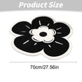 thumbnail image 3 of BinKFF Round Shower Mat Flower Mat, Shower Mat Non Slip Without Suction Cups, 27.5 Inch, Bath Mat for Textured Tub Surface, Bathroom, Bathroom, Quick Drying, 3 of 9