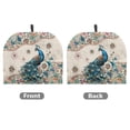 thumbnail image 2 of HELLHERO Peacock Tea Cozy Keep Warm Heat-Proof Teapot Dust Cover, 2 of 8