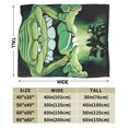 thumbnail image 4 of Manta de dibujos animados de los Cazafantasmas para niños y niñas, súper suave, acogedora y cálida, manta de franela ligera y difusa para sofá, cama, viajes y regalos de campamento, 80 "X60", 4 of 8