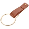 thumbnail image 3 of OUNONA Brown Towel Ring Rustic Bathroom and Kitchen Organizer Hook Light Brass 1 Set, 3 of 6