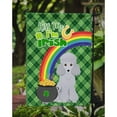 thumbnail image 3 of Toy Silver Poodle St. Patricks Day Flag Garden Size, 3 of 3