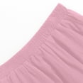 thumbnail image 5 of Bbyeadc Summer Skirts for Women A Line Midi Bubble Skirt Puffy Hem Elastic Waist Solid Color Skirts Swing Elegant Vacation Outfits,Pink (XL), 5 of 5