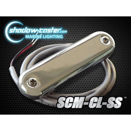 Win-Tron Shadow Caster Bimini Blue Courtesy light with 2' Lead Wire