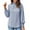 Blue, variant on Womens Work Shirts Long Sleeve Tops Elegant Jacquard Crewneck With Ruffle Detail Casual Fall Clothes for Women Tees Blouses Green S