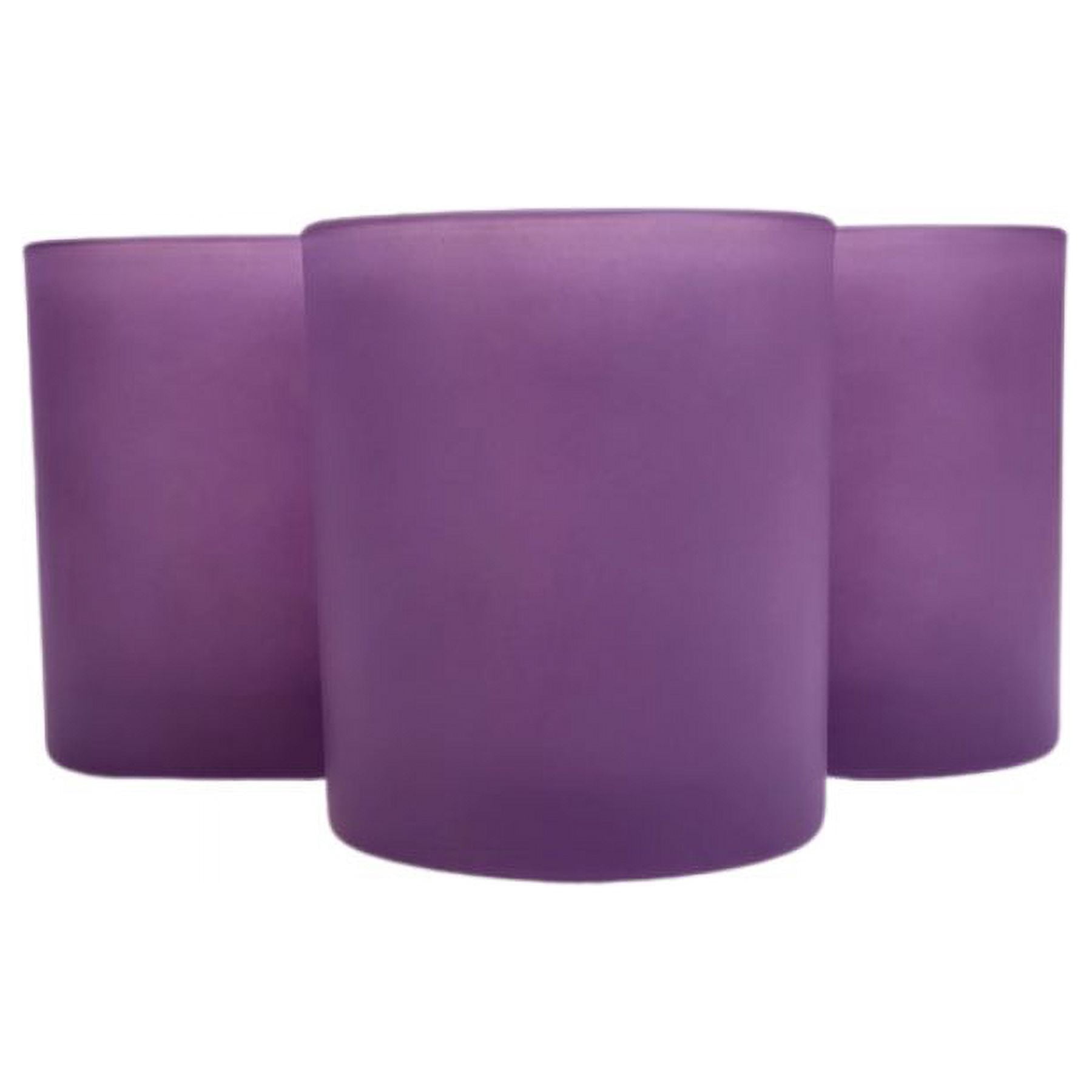 14 oz. Havana Lavender Frosted Empty Candle making Jar candle vessels for DIY candle-making projects (Box of 12) FREE SHIPPING