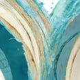 thumbnail image 3 of Kouta, Flora 15x15 Black Modern Framed Museum Art Print Titled - Making Waves IV, 3 of 5