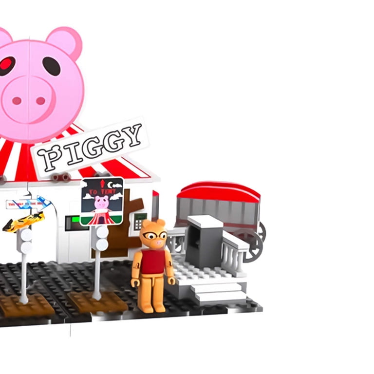 Piggy Deluxe Carnival Building Set with Mini Figures, Brick Game