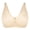 Beige, variant on MVRLSH Sports Jelly Bras for Women Wireless Soft Comfortable Gathered Up Design Daily Wear Strapless Bra