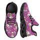 thumbnail image 1 of Zapatillas deportivas resistentes al desgaste para mujer, informales, planas, de color negro, blanco y azul, para primavera, 1 of 6