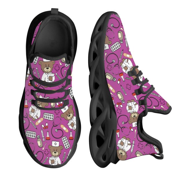 Zapatillas deportivas resistentes al desgaste para mujer, informales, planas, de color negro, blanco y azul, para primavera