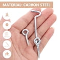 thumbnail image 5 of FOMIYES 10Sets Small Latch Hook for Home and Office Use Carbon Steel Material 6.5X3cm, 5 of 8