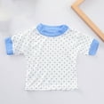 thumbnail image 5 of THDHVS Newborn Sleepers,Toddler Girl Pajamas,Unisex Infant Print Layette Giftset Clothing Set 8-Piece for Newborn Blue 0-3 Months, 5 of 6