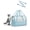Baby Blue, variant on 18.1"L x 11.0"W x 11.0"H Quilted Soft-Sided Pet Carrier, Stylish Puffy Travel Bag for Small-to-Medium Cats & Dogs - Lightweight, Foldable & Airline-Friendly for Pets Up to 20 Lbs