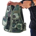 thumbnail image 2 of Chaleco de camuflaje para niños calientes para juegos de caza de combate al aire libre (camuflaje de selva L), 2 of 13