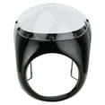 thumbnail image 3 of 7in Headlight Fairing Wind Deflector Windshield Universal for Motorcycle(Glossy Black Transparent Lens ), 3 of 14