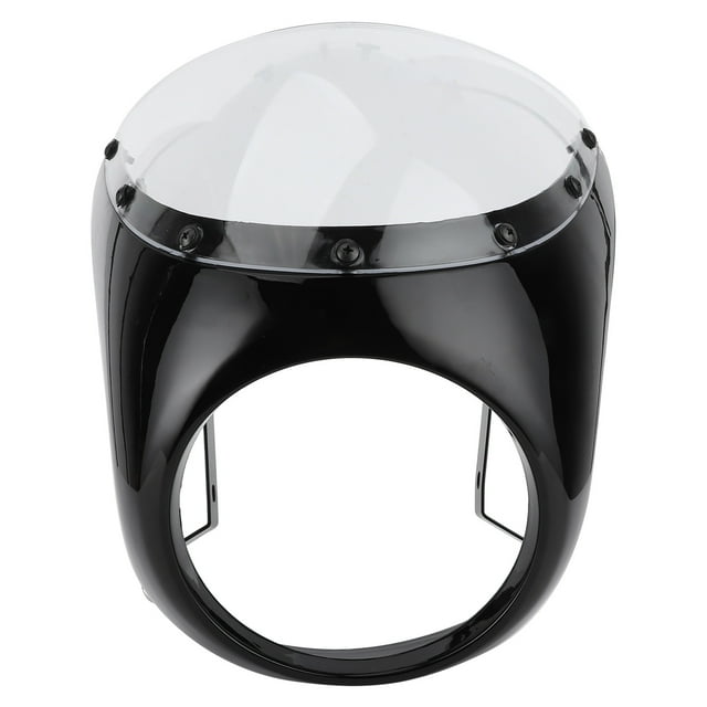 Wind Deflectors Windshield Fairing Motorcycle Air Deflector Motorbike Accessories 7in Headlight Fairing Wind Deflector Windshield Universal For Motorcycle