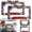 B 2PCS, variant on 250 Anniversary License Plate Frame, Patriots Auto Tag Holder with American Flag Design, Vintage Metal USA Vehicle Plate Shield Fits Standard Cars (A 2PCS)