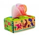 thumbnail image 5 of Juguetes sensoriales de caja de pañuelos para bebés, juguetes de aprendizaje temprano Montessori, juguetes suaves de alto contraste para bebés con 10 Dinosaurio CUTICAT juego sensorial, 5 of 8