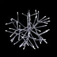 thumbnail image 6 of Alpine Corporation 10" Iron Twig Light-Up Snowflake Holiday Ornament, White, 6 of 14