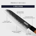 Qulajoy 7 Inch Santoku Knife Professional Japanese Chef Knife Razor