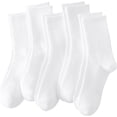 thumbnail image 6 of Womens Crew Socks Cotton Long Gym Socks Lightweight Athletic Running Socks, 6 of 12