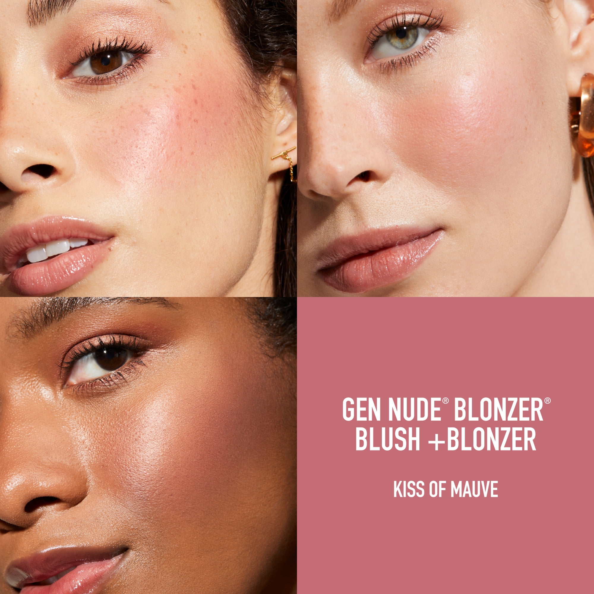 bareMinerals Gen Nude Blonzer, Kiss of Mauve, 0.13 oz