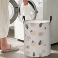 thumbnail image 7 of DouZhe Waterproof Collapsible Large Laundry Baskets, Boho Style Forest Theme Prints Circular Hamper with Handles, 7 of 7