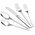 thumbnail image 2 of Fiazony 80-Piece Flatware Cutlery Silverware, Stainless Steel, Service for 16, 2 of 10