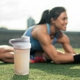 thumbnail image 2 of Bouteille Shaker Graduée 500Ml Grise pour Poudre de Protéine Entraînement Physique Sports Gobelet Portable, 2 of 6
