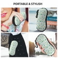thumbnail image 6 of KLL Pineapple Print Eyeglass Case for Men & Women's Classy Travel Eyewear Holder Case Zipper Eyeglasses Case With Hook, 6 of 6