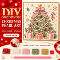 thumbnail image 6 of 2026 Christmas Tree Pearl Painting Kits for Adults, 3D Vintage Diamond Art With Frame, Bead Painting Kit Hang Wall Art Holiday Decor, Craft Lovers Ideal As A Handmade Holiday Gifts, 6 of 6