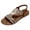 1Brown, variant on Mostsola Women’s Flat Sandals Comfort Elastic Strap Rhinestone Open Toe Slip on Casual Walking Sandals