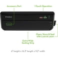 thumbnail image 3 of FoodSaver Vacuum Sealer Machine with Starter Bags & Rolls | Safety Certified | Black, 3 of 7