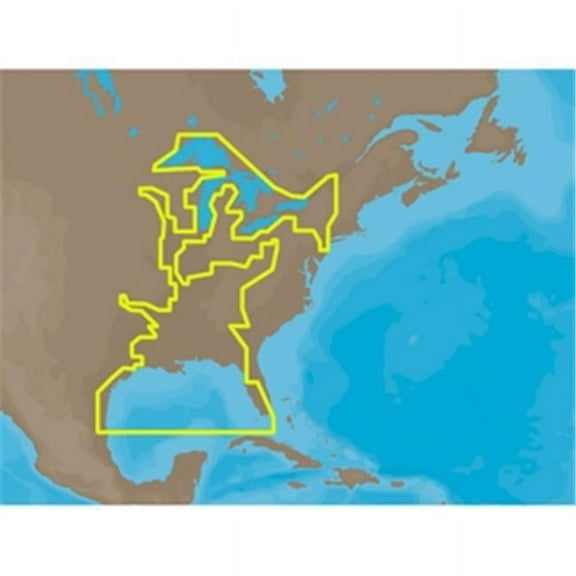 C-map Max Na-m023 - U.s. Gulf Coast & Inland Rivers - Sd™ Card