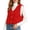 01-Red, variant on Sweater Vests for Women Button Down Chunky Knit Cardigan Vest Christmas Party Sleeveless Crochet Outerwear with Pockets