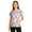 Off White Character Phone Call Toss, variant on COCO BRANDS Strawberry Shortcake Womens Scrub Tops - Work Uniform Short Sleeve V Neck Tops for Women