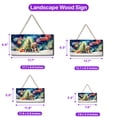 thumbnail image 5 of Merry Christmas and Happy New Year Santa Basset Hound Holiday Xmas Winter Landscape Wood Sign Bassets Dog Breed Lovers Gifts Idea Hanging Wall Home Decor - 00024, 5 of 5