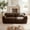 Chocolate, variant on AISWORD 40" 2-Seat Modular Cloud Loveseat, Premium Plush Fabric Boneless Sofa with 32D High-Density Foam&Anti-Slip Bottom