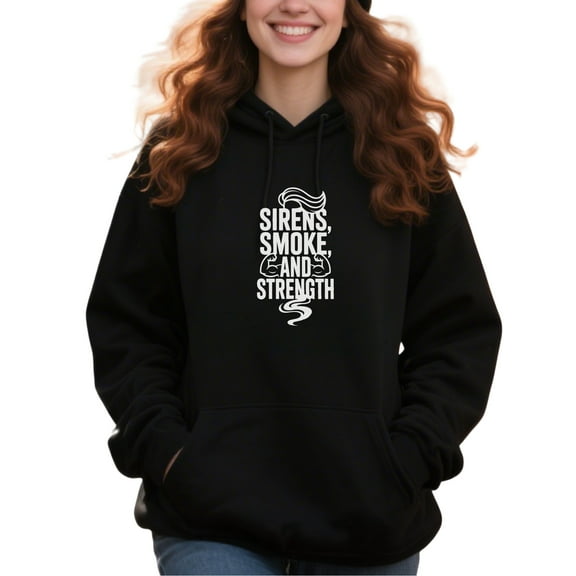 Family Firefighter Hoodie for Men and Women, Unisex Pullover Hooded Sweatshirt, Comfortable Cotton Poly Blend, Casual Everyday Wear