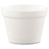 DCC Dart 4J6 Bowl Containers, Foam, 4oz, White (Case of 1000)