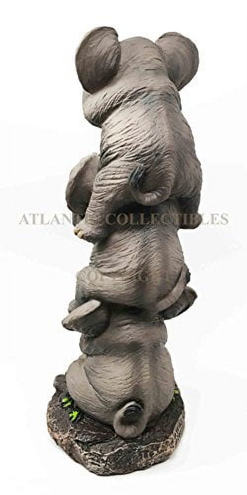Pachyderm Friends Funny See Hear Speak No Evil Elephants Figurine Decor  Sculpture Safari Elephant Lovers