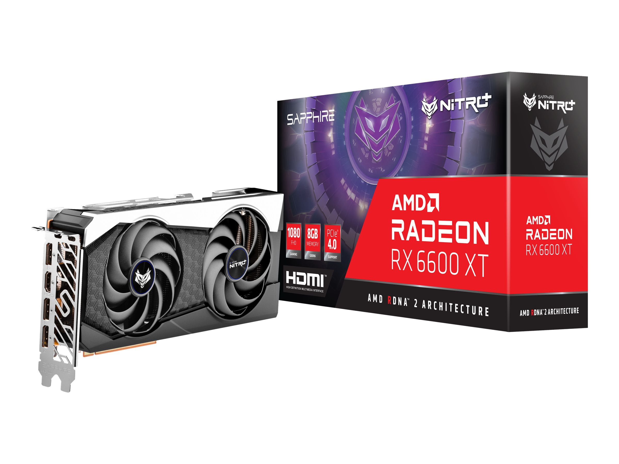 Sapphire NITRO+ Radeon RX 6600 XT - Graphics card - Radeon RX 6600