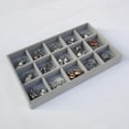 thumbnail image 2 of Jewelry Tray Multipurpose Jewellery Drawer Organiser for Large Capacity Gray 15 Gray 15 Grids, 2 of 9