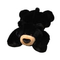 thumbnail image 1 of Oso de peluche de dibujos animados, juguete para decoración de sala de estar, juguetes suaves y cómodos para cumpleaños Negro 55cm, 1 of 9