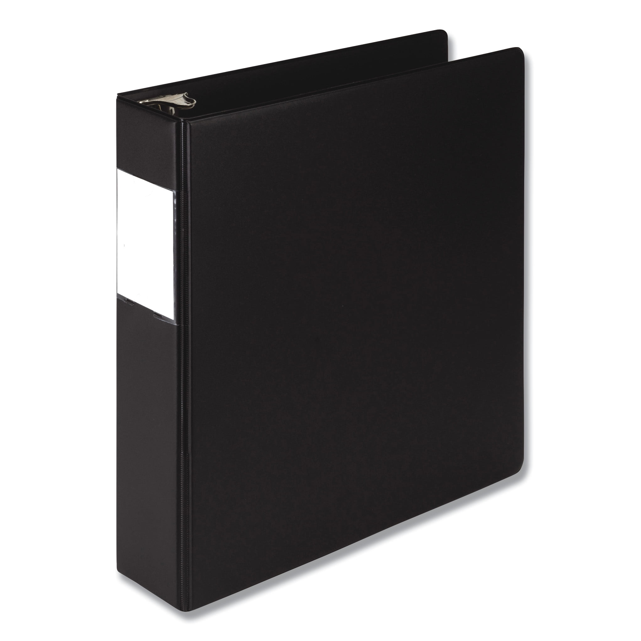 Samsill Earth's Choice Round Ring Reference Binder, 3 Rings, 2' Capacity, 11 x 8.5, Black -SAM14860