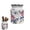 Type B, variant on Vintage Blue White Floral Ceramic Utensil Holder Large Capacity Kitchen Chopstick Container with Drainage Holes Flatware Caddy for Spoons Cooking Tools Countertop Organizer