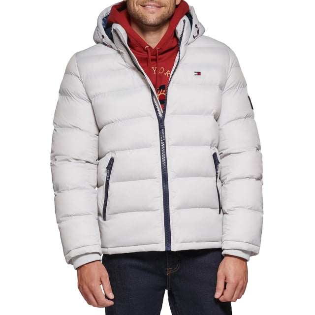 Chaqueta Tommy Hilfiger con capucha Puffer Ice XXL para hombre