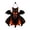 A001- Black, variant on Black Cat Halloween Decor, Hanging Halloween Decorations Outdoor Spooky Black Cat with Bat Wings Gothic Wall Sign Halloween Home Decor Indoor for Porch Patio Door Home Party, 1