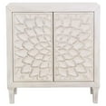 thumbnail image 3 of Clarkia Accent Cabinet with Floral Carved Door White, 3 of 9